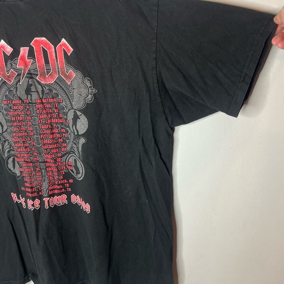 AC/DC Black Ice 2008/09 Concert Tour Shirt Size 3XL - Picture 7 of 8